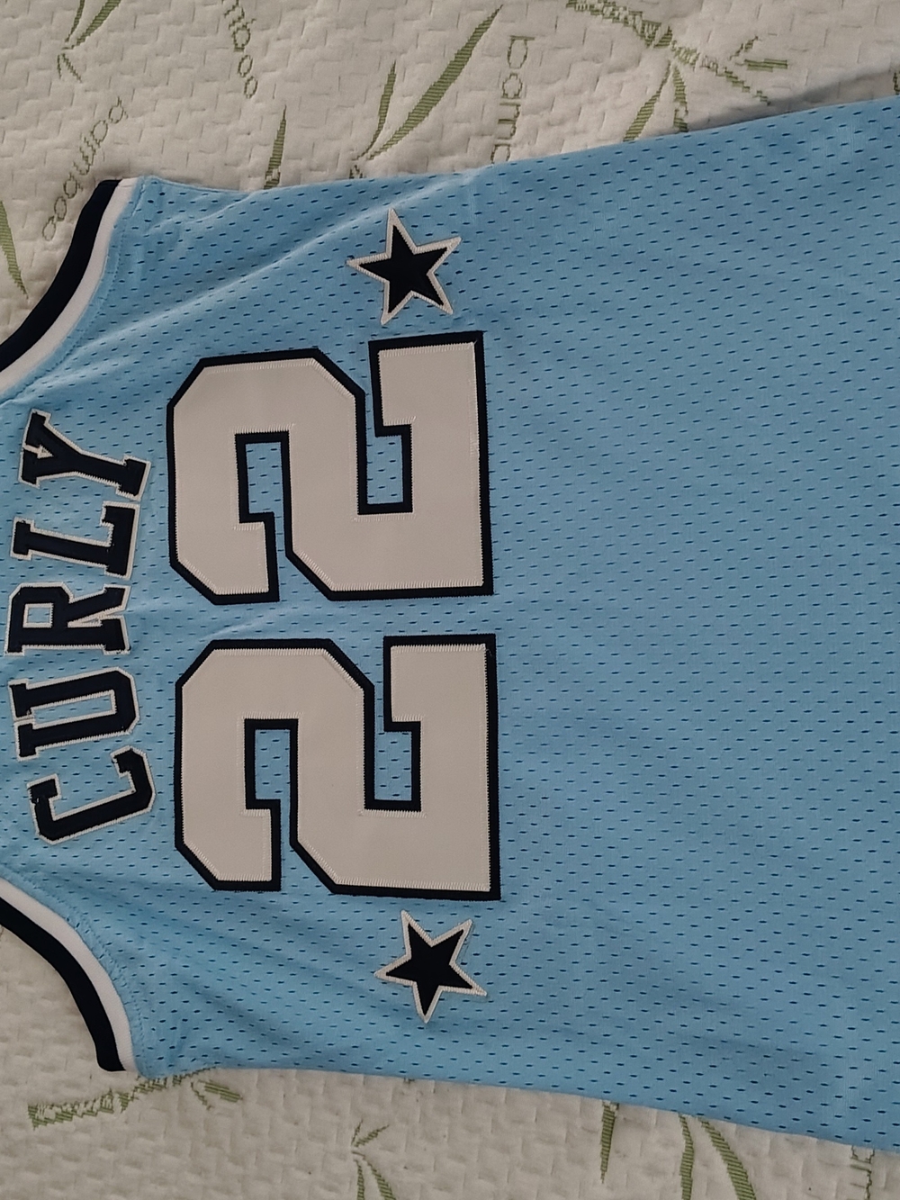 Mitchell & Ness Harlem Globetrotters Jersey Blue & White Small Like New